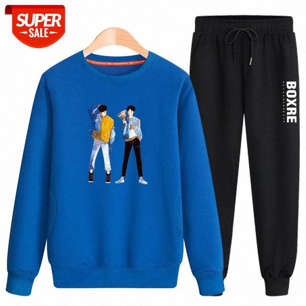 boys 2-piece suit, college students 14-year-old round neck loose sweater 170 handsome 180 sports pants #4o9h, Black
boys 2-piece suit, college students 14-year-old round neck loose sweater 170 handsome 180 sports pants #4o9h, Black