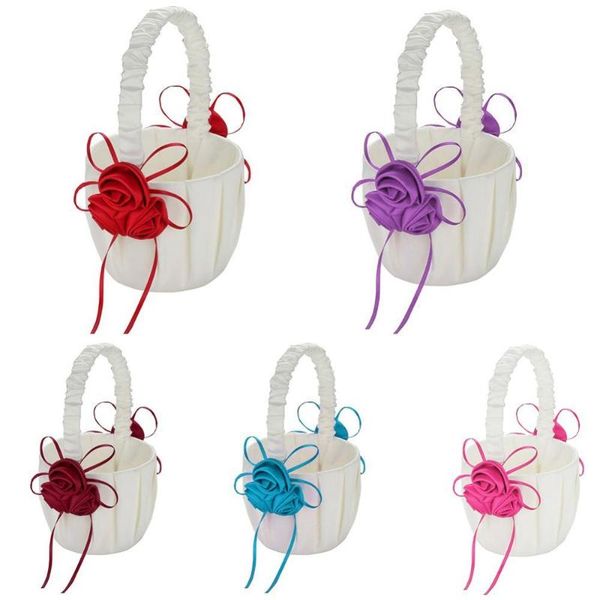 storage baskets romantic flower basket wedding bridal girl ribbon satin faux rose party decoration
storage baskets romantic flower basket wedding bridal girl ribbon satin faux rose party decoration