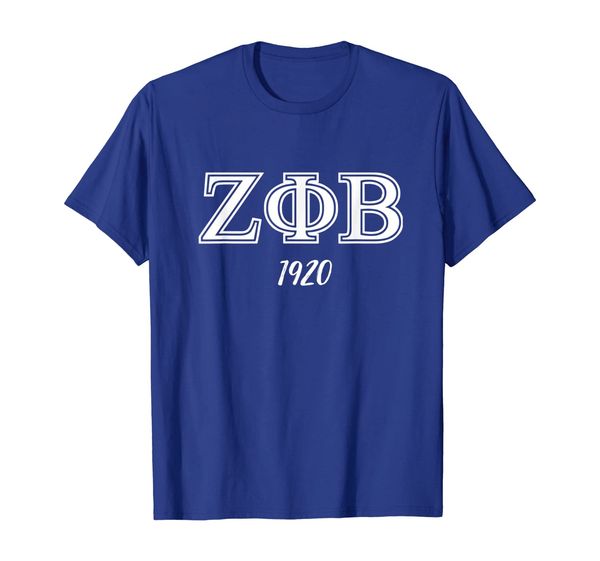 Zeta Phi ZPHI Beta 1920 Royal Blue T-Shirt, Mainly pictures
Zeta Phi ZPHI Beta 1920 Royal Blue T-Shirt, Mainly pictures