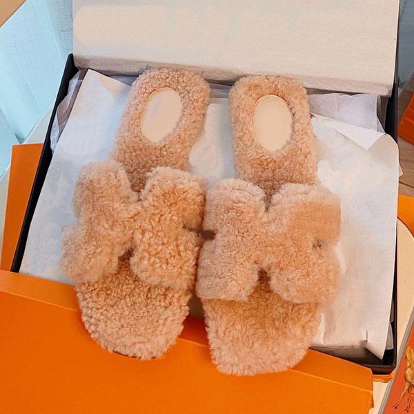slippers 100% natural sheepskin fur fashion autumn and winter women warm indoor soft, Black
slippers 100% natural sheepskin fur fashion autumn and winter women warm indoor soft, Black