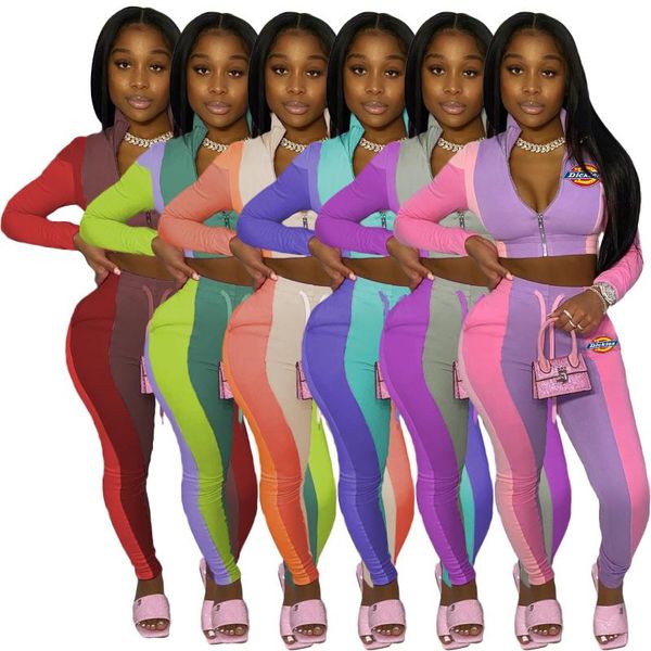 women's two piece pants fashion stitching multicolor sports casual trousers two-piece autumn suit letter printing jogging, White
women's two piece pants fashion stitching multicolor sports casual trousers two-piece autumn suit letter printing jogging, White