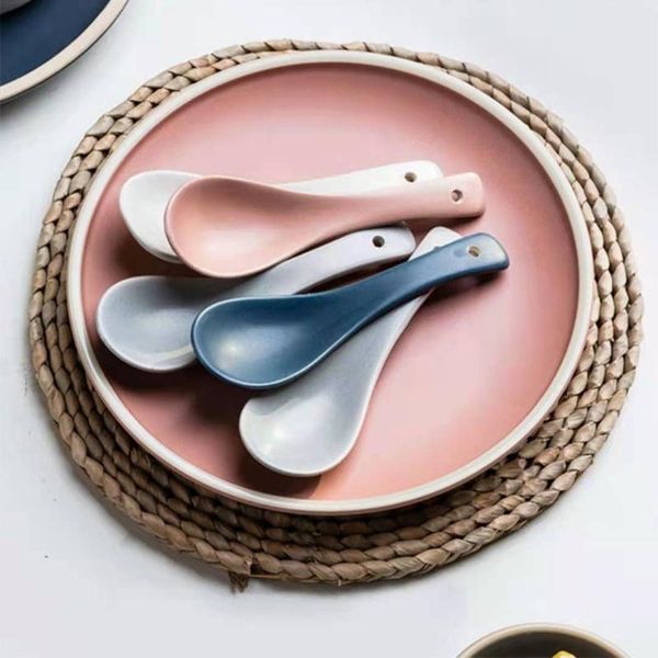 dinnerware sets soup spoon ceramics colored short handle solid tableware fashion kitchen supplies small homehold restaurant two set
dinnerware sets soup spoon ceramics colored short handle solid tableware fashion kitchen supplies small homehold restaurant two set
