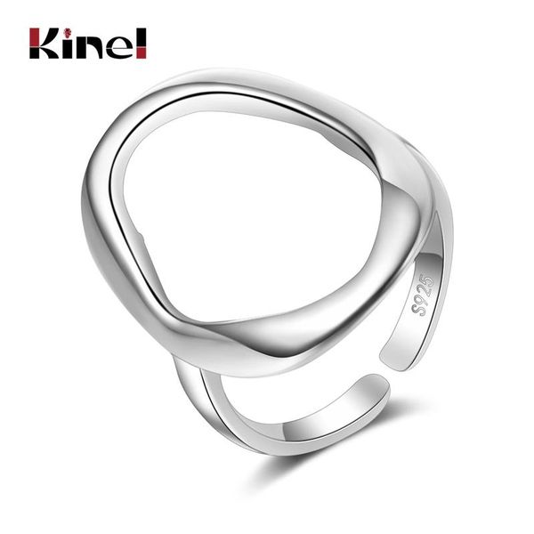 cluster rings kinel irregular hollow out ellipse 925 sterling silver for women resizable handmade ring jewelry, Golden;silver
cluster rings kinel irregular hollow out ellipse 925 sterling silver for women resizable handmade ring jewelry, Golden;silver