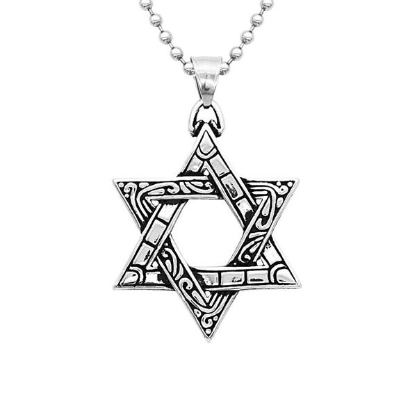 pendant necklaces cool stainless steel jewish star of david necklace gift fashion jewelry, Silver
pendant necklaces cool stainless steel jewish star of david necklace gift fashion jewelry, Silver