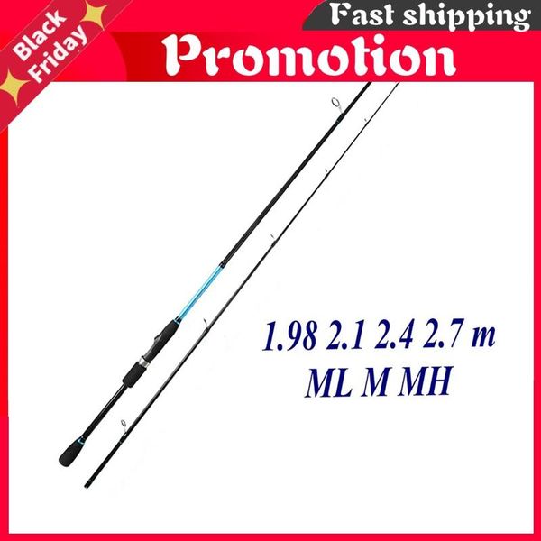 boat fishing rods 1.98m 2.1m 2.7m spinning rod ml m mh power fast action lure cane 5-60g carbon for pike
boat fishing rods 1.98m 2.1m 2.7m spinning rod ml m mh power fast action lure cane 5-60g carbon for pike