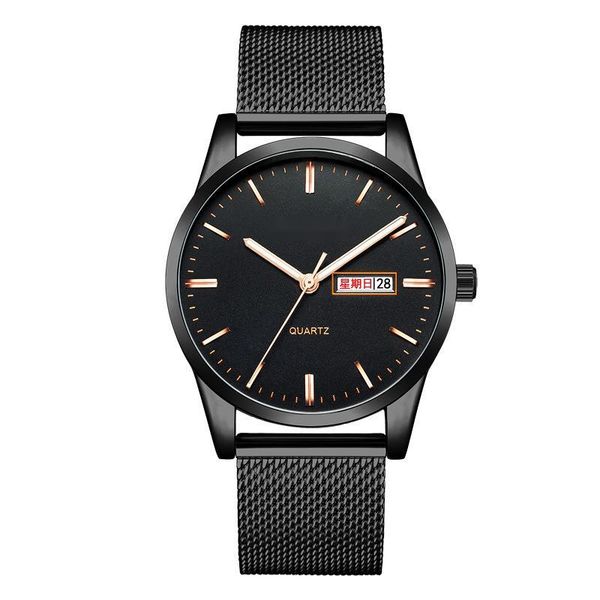 wristwatches high-end fashion men's double calendar mesh belt watch vacuum electroplating waterproof student, Slivery;brown
wristwatches high-end fashion men's double calendar mesh belt watch vacuum electroplating waterproof student, Slivery;brown