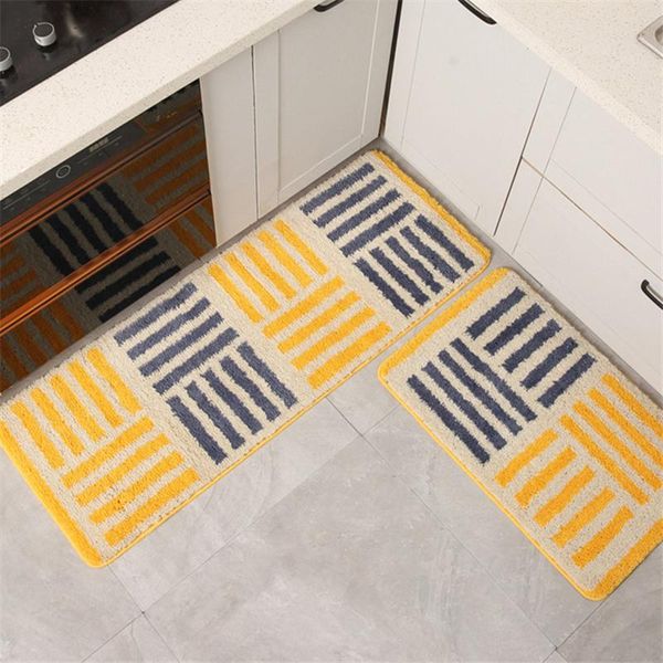 grey yellow stripe kitchen mats japanese-style floor pads thick water absorption bathroom non-slip long carpet carpets
grey yellow stripe kitchen mats japanese-style floor pads thick water absorption bathroom non-slip long carpet carpets