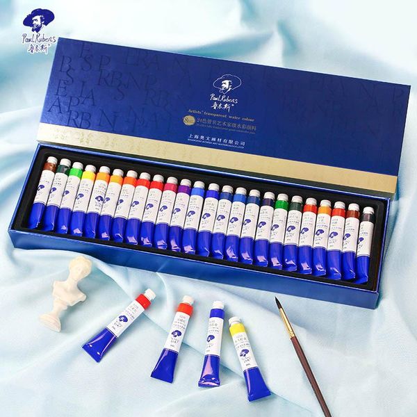 gift sets rubens painting suppliers watercolor paint set professional 24 color pigment 8ml tube for artist
gift sets rubens painting suppliers watercolor paint set professional 24 color pigment 8ml tube for artist