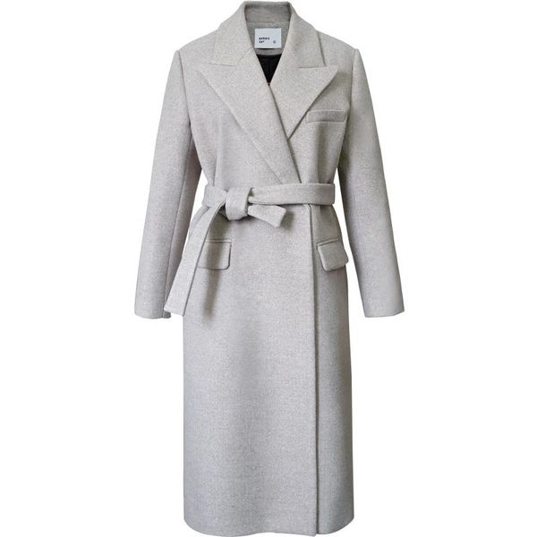 women's wool & blends arrival winter fashion woolen coat women casual belted long overcoat, Black
women's wool & blends arrival winter fashion woolen coat women casual belted long overcoat, Black