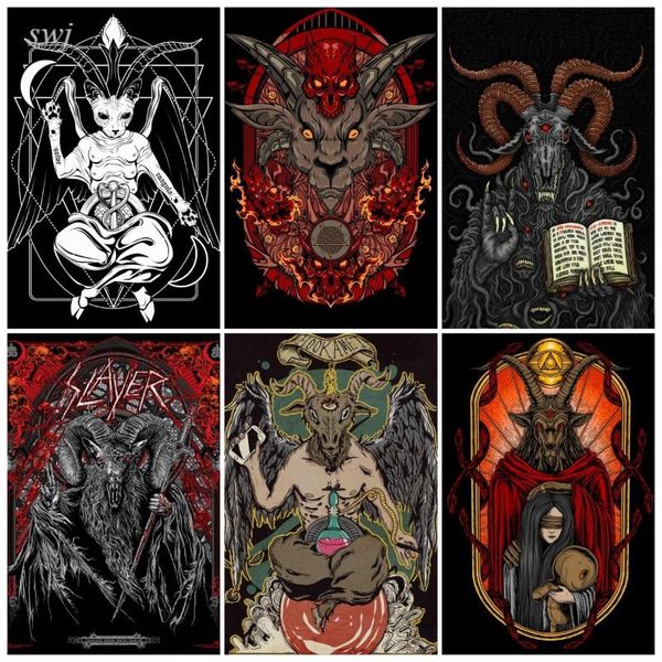 paintings anime posters canvas painting baphomet retro poster wall decor art picture pos for children's room
paintings anime posters canvas painting baphomet retro poster wall decor art picture pos for children's room