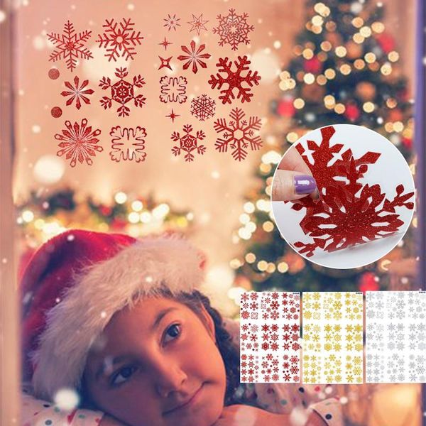 wall stickers single side sticker gold powder snowflake window holiday celebration party home decoration
wall stickers single side sticker gold powder snowflake window holiday celebration party home decoration