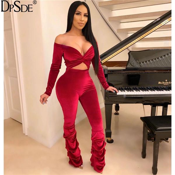 women's jumpsuits & rompers dpsde black red off shoulder women full sleeve long warm jumpsuit autumn 2021 casual bodycon, Black;white
women's jumpsuits & rompers dpsde black red off shoulder women full sleeve long warm jumpsuit autumn 2021 casual bodycon, Black;white