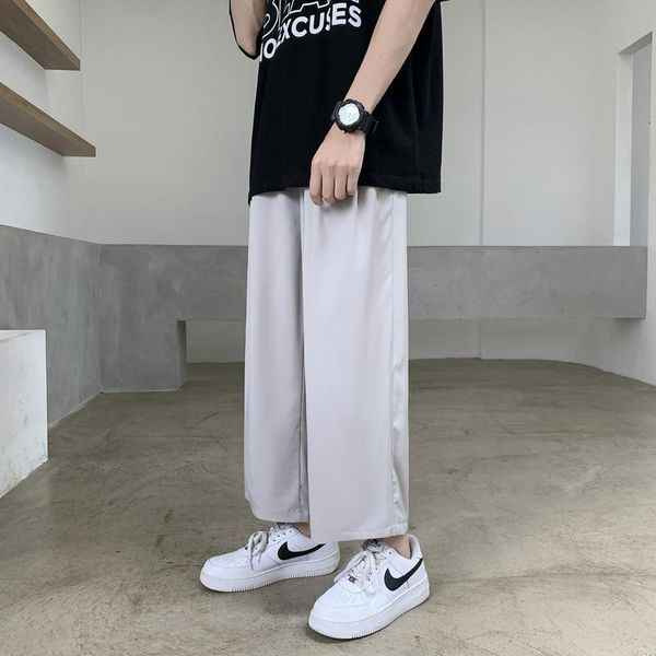 men's pants trousers summer thin section harajuku style korean trend straight-leg sports and leisure oversized cropped, Black
men's pants trousers summer thin section harajuku style korean trend straight-leg sports and leisure oversized cropped, Black