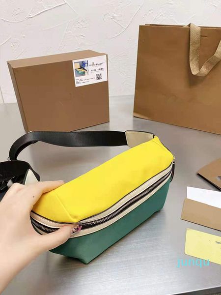 cool fashion waist bag contrasting color design chest bags nylon+ leather fannypack shouldercrossbody purse wide black strap pockets
cool fashion waist bag contrasting color design chest bags nylon+ leather fannypack shouldercrossbody purse wide black strap pockets