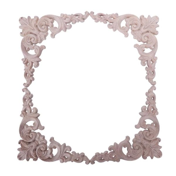 decorative objects & figurines 4pcs rubber wood oak carved corner onlay applique furniture home door decor diy
decorative objects & figurines 4pcs rubber wood oak carved corner onlay applique furniture home door decor diy