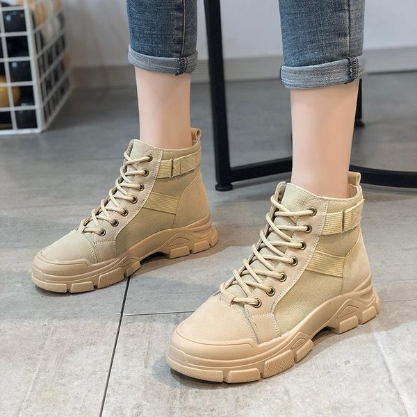 boots female 2021 british causal breathable woman booties platform canvas ladies shoes retro ankle women, Black
boots female 2021 british causal breathable woman booties platform canvas ladies shoes retro ankle women, Black