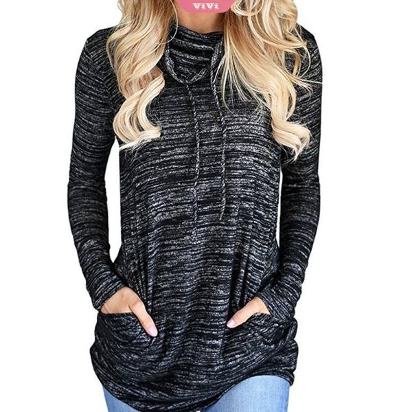 women's t-shirt 2021 spring and autumn long-sleeved women loose pockets pile collar bottoming shirt ladies sweater, White
women's t-shirt 2021 spring and autumn long-sleeved women loose pockets pile collar bottoming shirt ladies sweater, White
