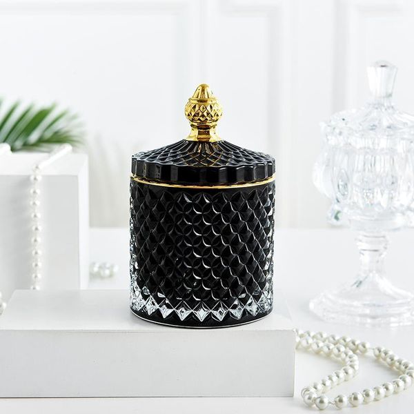 storage bottles & jars luxury gold-plated glass jar candle bottle cotton swab jewelry container retro crafts home decor
storage bottles & jars luxury gold-plated glass jar candle bottle cotton swab jewelry container retro crafts home decor