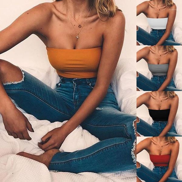 bustiers & corsets womens strapless off shoulder crop tube solid color stretchy bandeau seamless casual basic breast wrap no-padded, Black;white
bustiers & corsets womens strapless off shoulder crop tube solid color stretchy bandeau seamless casual basic breast wrap no-padded, Black;white