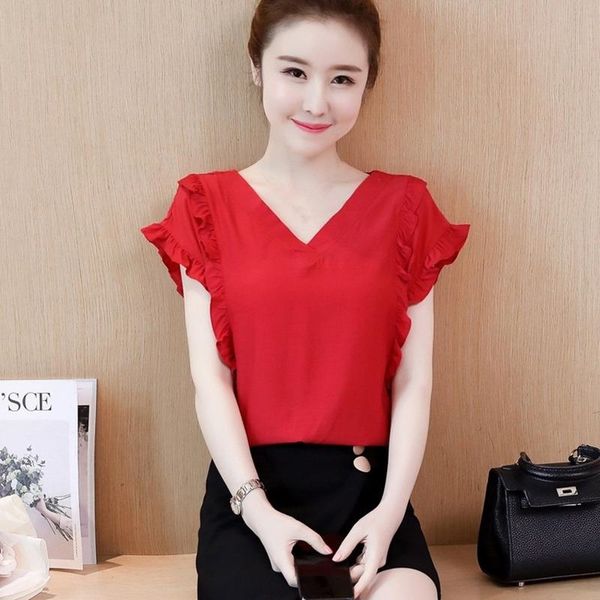 fashion women blouses v-neck shirts chiffon casual vintage women's blouse harajuku shein vadim kimono plus size &, White
fashion women blouses v-neck shirts chiffon casual vintage women's blouse harajuku shein vadim kimono plus size &, White