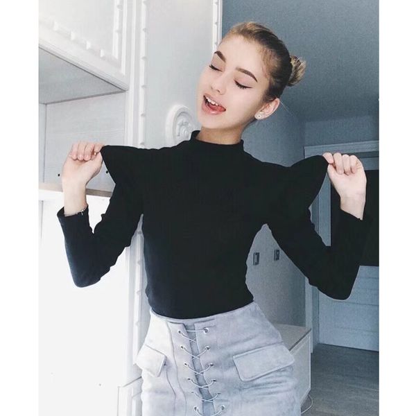 elegant cold shoulder knitted sweater women casual stringy selvedge pullover female autumn winter jumper 210420, White;black
elegant cold shoulder knitted sweater women casual stringy selvedge pullover female autumn winter jumper 210420, White;black