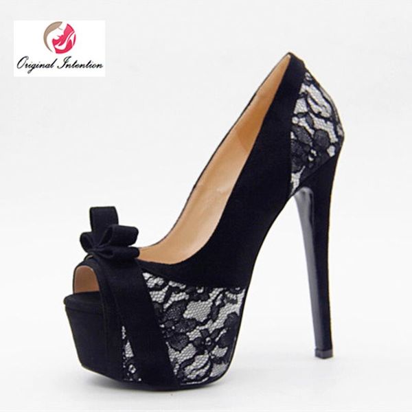 original intention gorgeous women platform pumps black shoes woman nice butterfly knot peep toe thin heels us size 4-.5 dress
original intention gorgeous women platform pumps black shoes woman nice butterfly knot peep toe thin heels us size 4-.5 dress
