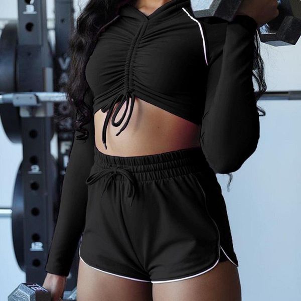 yoga outfit women spring/summer seamless 2 piece set lacing long sleeve shorts sports speed dry breathable fitness
yoga outfit women spring/summer seamless 2 piece set lacing long sleeve shorts sports speed dry breathable fitness