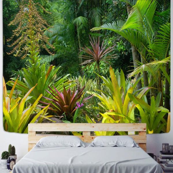 tapestries tropical rainforest tapestry wall hanging family bedroom decoration polyester fabric bohemian plant art printing
tapestries tropical rainforest tapestry wall hanging family bedroom decoration polyester fabric bohemian plant art printing