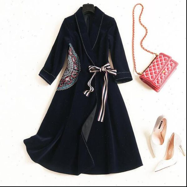 long sleeve vintage blazer womens dress spring fashion lapel lace up embroidery women elegant plus size xxl velvet winter, Black;gray
long sleeve vintage blazer womens dress spring fashion lapel lace up embroidery women elegant plus size xxl velvet winter, Black;gray