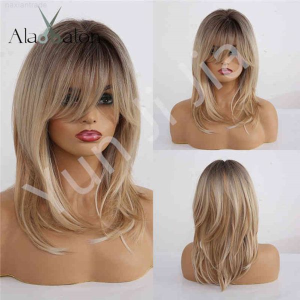 synthetic long straight layered hair black gold sier ffy wig with women's temperament bangs
synthetic long straight layered hair black gold sier ffy wig with women's temperament bangs
