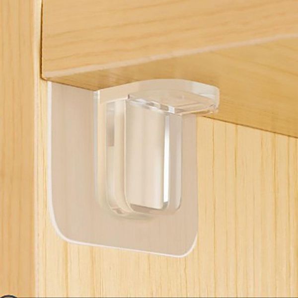 hooks & rails 4pcs adhesive shelf closet cabinet support clips wall hangers pegs drill nail instead holders
hooks & rails 4pcs adhesive shelf closet cabinet support clips wall hangers pegs drill nail instead holders