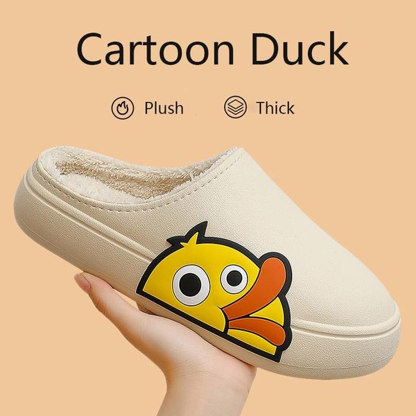 slippers 2021 fashion autumn winter cotton cartoon duck home indoor warm shoes womens cute plus plush slides, Black
slippers 2021 fashion autumn winter cotton cartoon duck home indoor warm shoes womens cute plus plush slides, Black