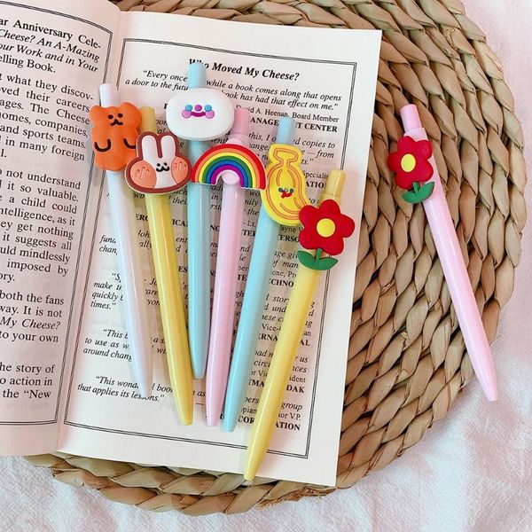 gel pens japanese cute macarone flower neutral pen in girl's heart press office stationery bear
gel pens japanese cute macarone flower neutral pen in girl's heart press office stationery bear