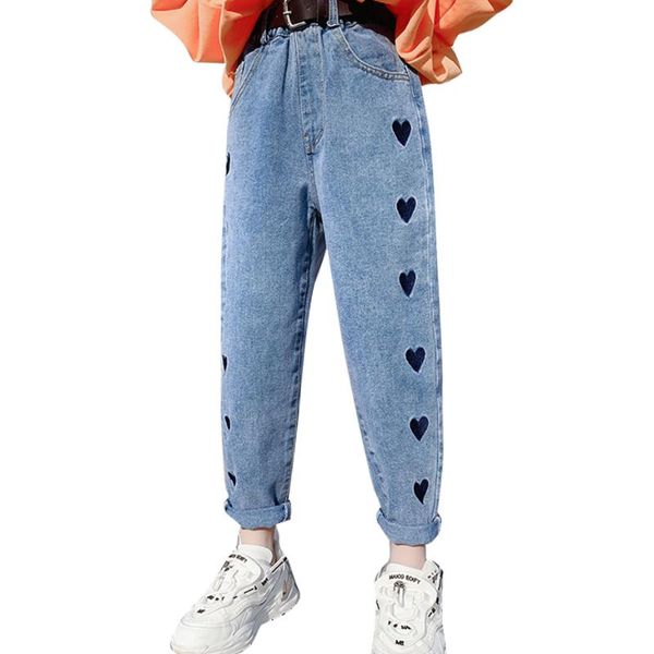 jeans for girl heart pattern girl's 2021 est kid spring autumn children's clothing 6 8 10 12 14, Blue
jeans for girl heart pattern girl's 2021 est kid spring autumn children's clothing 6 8 10 12 14, Blue