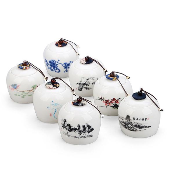storage bottles & jars chinese ink painting ceramic box mini 7.5*7cm candy kitchen spices jar sugar dried nuts container
storage bottles & jars chinese ink painting ceramic box mini 7.5*7cm candy kitchen spices jar sugar dried nuts container