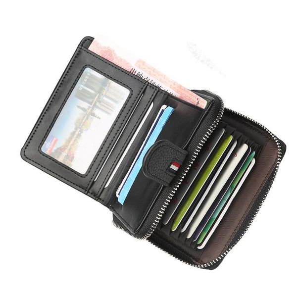 wallets baellerry men fashion short zipper hasp card holder purse 50pcs/lot, Red;black
wallets baellerry men fashion short zipper hasp card holder purse 50pcs/lot, Red;black