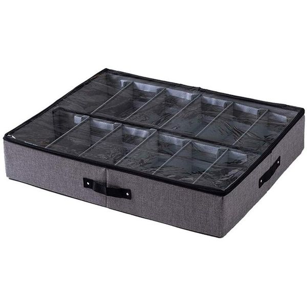 clothing & wardrobe storage underbed shoe bag with clear lid, 12 dividers under bed shoes tidy organiser, foldable fabric holder closet orga
clothing & wardrobe storage underbed shoe bag with clear lid, 12 dividers under bed shoes tidy organiser, foldable fabric holder closet orga
