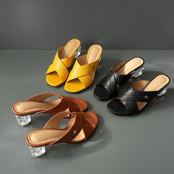 sandals women open toed fashion transparent block heel crystal slippers ladies pumps, Black
sandals women open toed fashion transparent block heel crystal slippers ladies pumps, Black