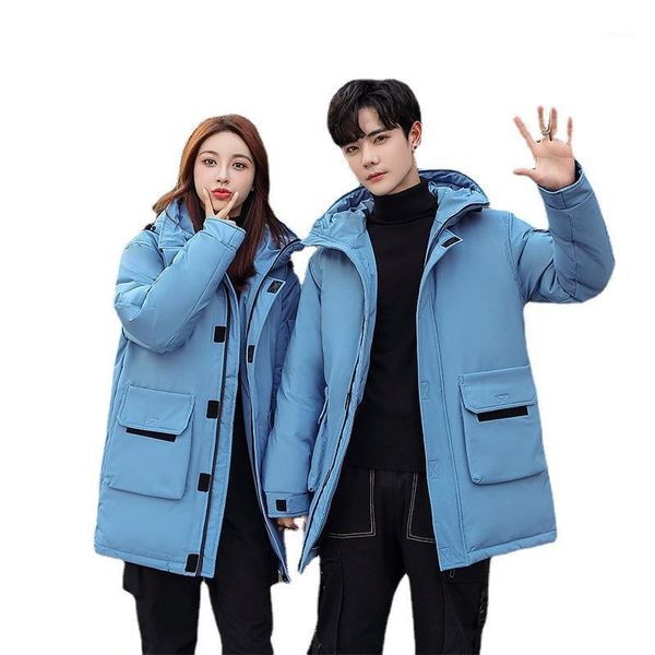 men's jackets selling in spain france winter down jacket youth students korean style outdoor thickened casual mid length coat, Black;brown
men's jackets selling in spain france winter down jacket youth students korean style outdoor thickened casual mid length coat, Black;brown