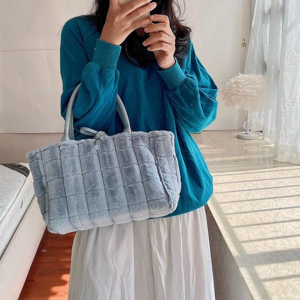 evening bags faux fur soft tote bag for women winter plaid girl shoulder fluffy textures large shopper lightweight ladies handbag fashion
evening bags faux fur soft tote bag for women winter plaid girl shoulder fluffy textures large shopper lightweight ladies handbag fashion