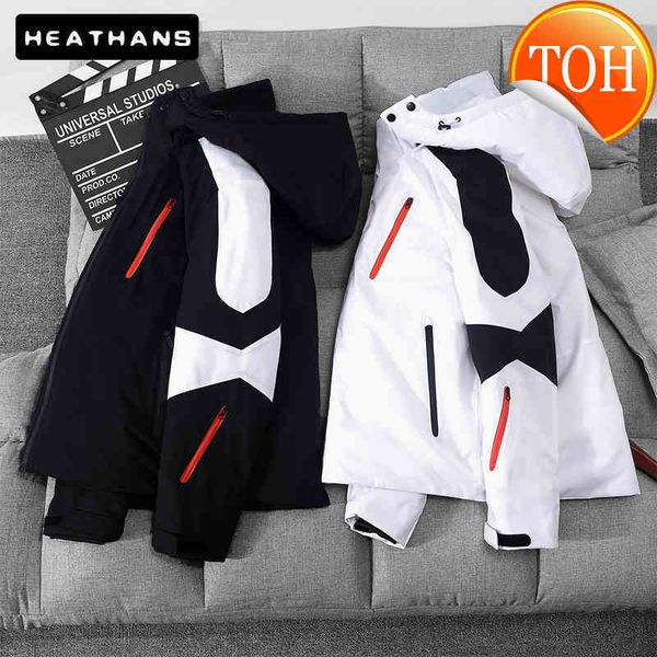 degree winter down jackets -20 men women short youth hooded coats male stitching warm parkas jacket white duck clothes, Black
degree winter down jackets -20 men women short youth hooded coats male stitching warm parkas jacket white duck clothes, Black