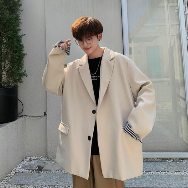 blazers men loose all-match simple korean leisure british-style trendy suit-male harajuku retro daily ins streetwear men's suits, White;black
blazers men loose all-match simple korean leisure british-style trendy suit-male harajuku retro daily ins streetwear men's suits, White;black