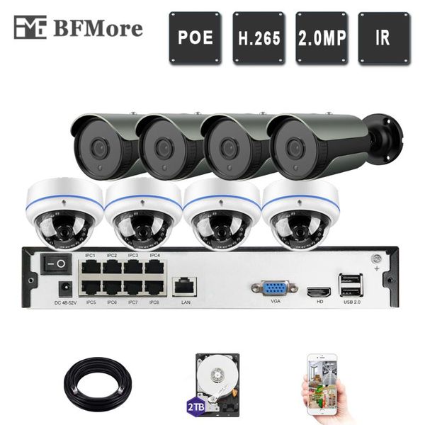 bfmore 8ch 1080p poe kit h.265+ h.265 system 4ch indoor + outdoor cctv security nvr 2.0mp ip camera diy aeeye2.0 email systems
bfmore 8ch 1080p poe kit h.265+ h.265 system 4ch indoor + outdoor cctv security nvr 2.0mp ip camera diy aeeye2.0 email systems