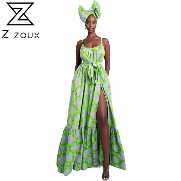 women dress printed bohemia es long print floral maxi sleeveless backless split spaghetti strap es 210513, Black;gray
women dress printed bohemia es long print floral maxi sleeveless backless split spaghetti strap es 210513, Black;gray