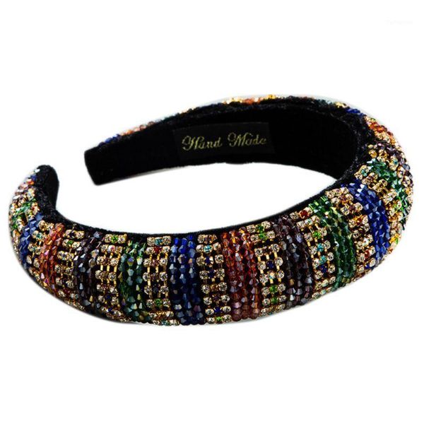 baroque jewelry sponge padded bandana shimmer multicolored rhinestone striped headband crystal beaded chain hair hoop1
baroque jewelry sponge padded bandana shimmer multicolored rhinestone striped headband crystal beaded chain hair hoop1