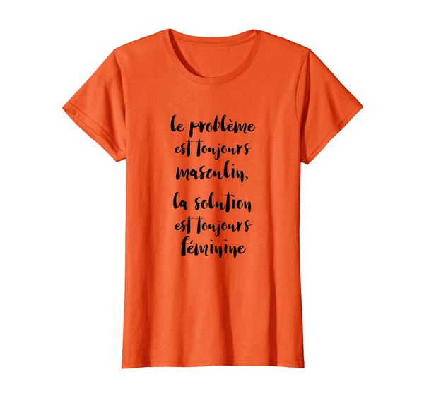 Womens Feminist French T-shirt for Francophones and Francophiles, Mainly pictures