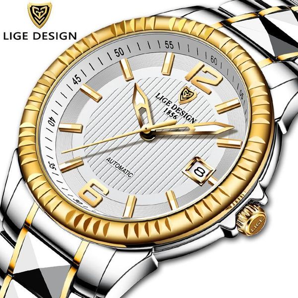 men watch luxury automatic mechanical wrist stainless steel 50m waterproof sport watches male relogio masculino wristwatches, Slivery;brown
men watch luxury automatic mechanical wrist stainless steel 50m waterproof sport watches male relogio masculino wristwatches, Slivery;brown