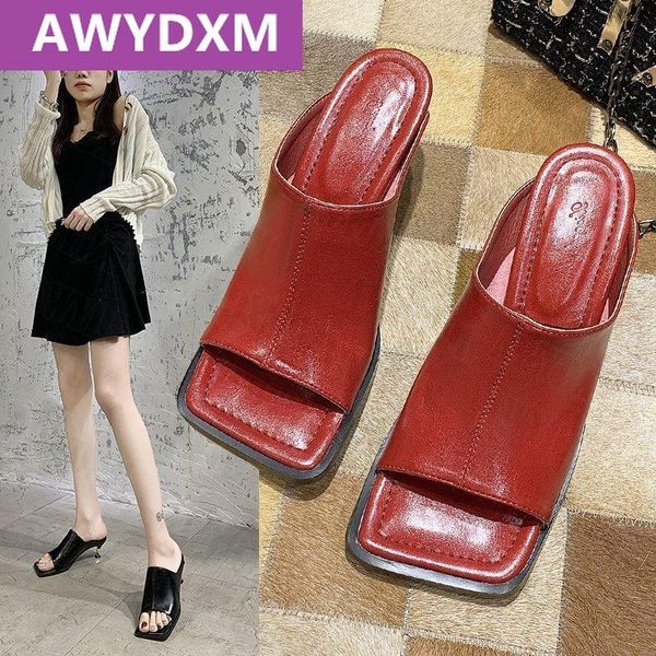 women slippers fashion sandals high heeled shoes design open toed pumps flip flops female style dress, Black
women slippers fashion sandals high heeled shoes design open toed pumps flip flops female style dress, Black