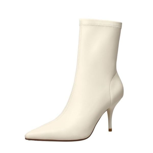 size 33-40 new fashion women ankle boots pointed toe zipper thin high heels stretch sock boots winter female footwear, Black
size 33-40 new fashion women ankle boots pointed toe zipper thin high heels stretch sock boots winter female footwear, Black