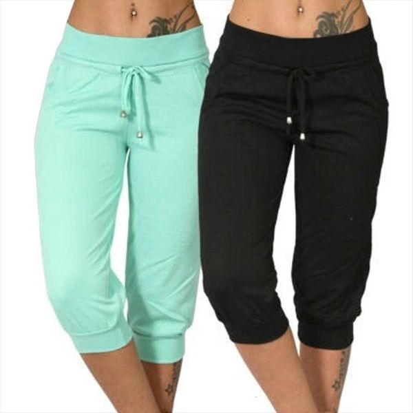 fashion casual solid color low women capri rise drawstring pockets sports high waist streetwear pant, Black;white
fashion casual solid color low women capri rise drawstring pockets sports high waist streetwear pant, Black;white